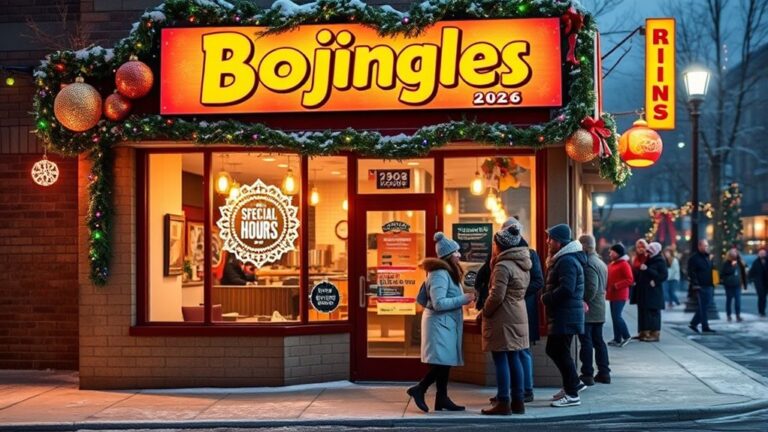 bojangles christmas day hours
