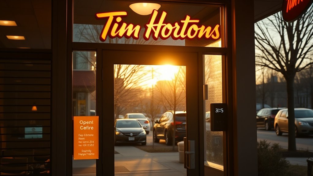 find tim hortons hours