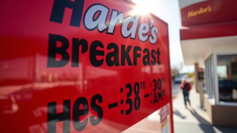 hardee s breakfast hours guide