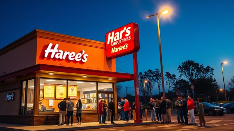 locate hardee s lunch hours