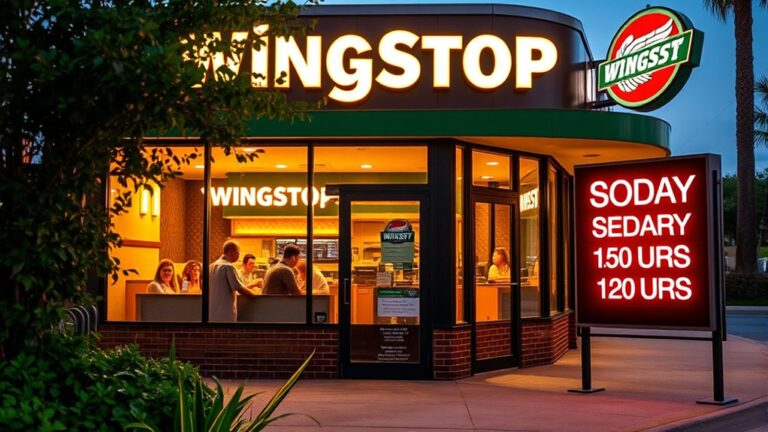 locate wingstop sunday hours