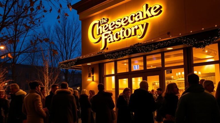 thanksgiving hours for cheesecake factory